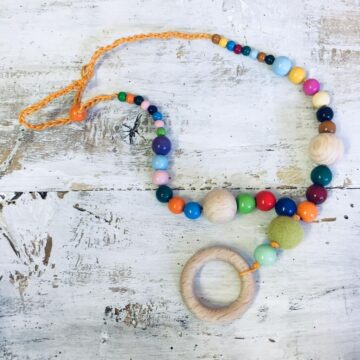 Collana allattamento Miribu - Arcobaleno