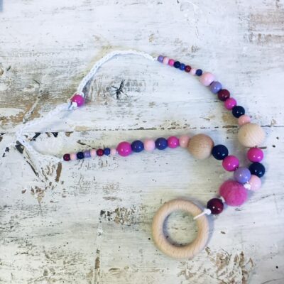 Collana allattamento Sfumature rosa