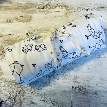 astuccio colorabile fiori