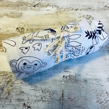 astuccio colorabile giungla