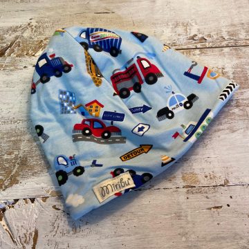 cuffia invernale felpata macchinine