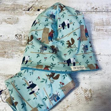 coordinato invernale bosco