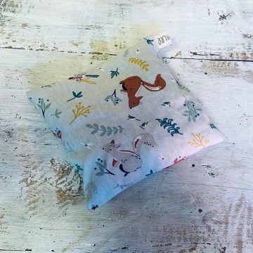 cuscino nocciolini animaletti bosco