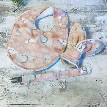 tris bebè elefantino baby