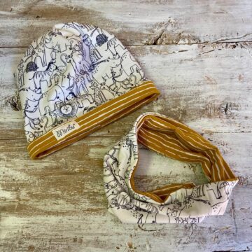 coordinto cuffia e saldacollo zoo