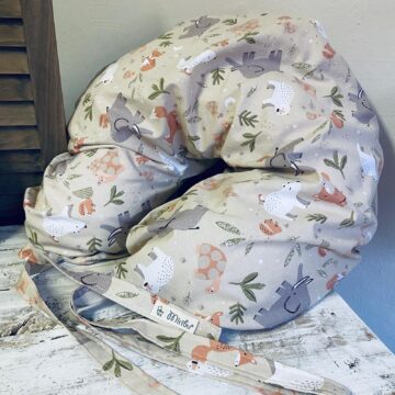 cuscino in pula di farro baby animals