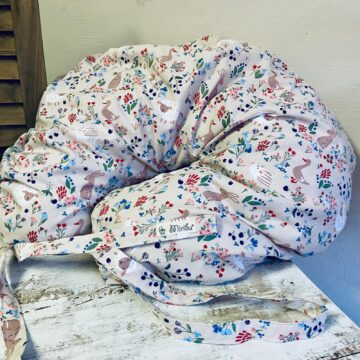 cuscino in pula di farro little garden