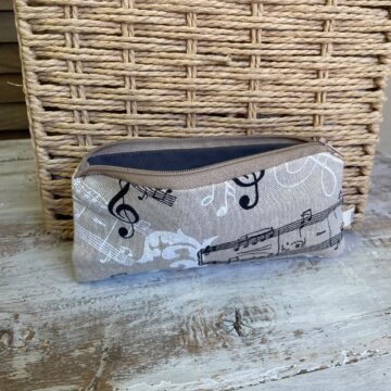 Astuccio zip musica